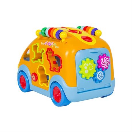 Музыкальный автобус-сортер Hola Toys со зверятами (988) 0