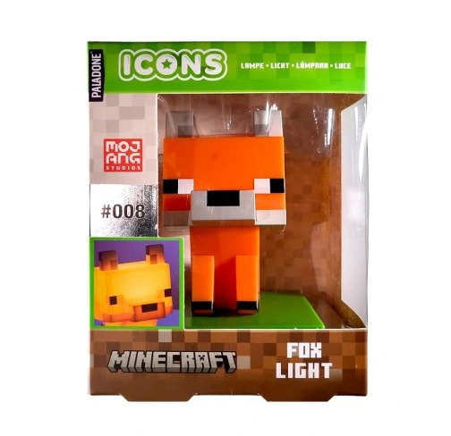 Лампа-фигурка Paladone Minecraft Fox Light Icon Лисичка 11 см  (22810) 0