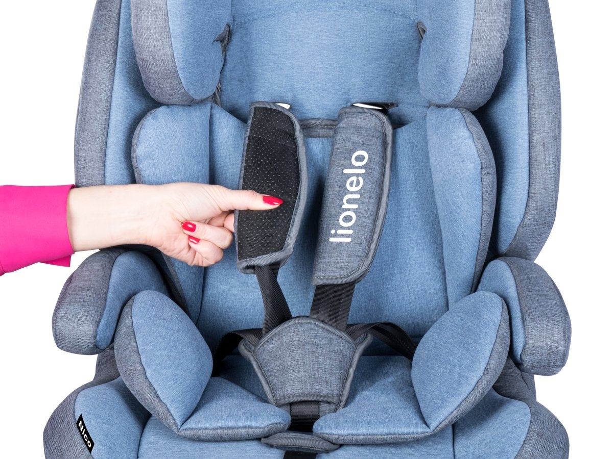 Автокресло Lionelo Nico Blue 9-36 кг, серо-голубое 0