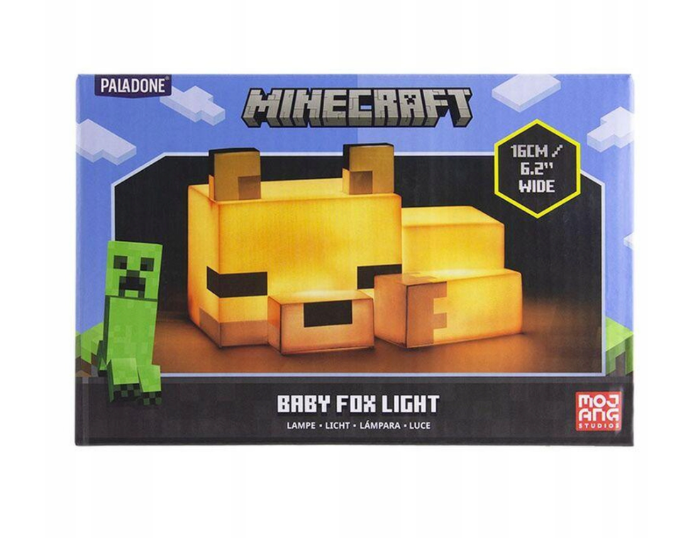 Лампа-фигурка Paladone Minecraft Baby Fox Light Icon Маленькая лисица 0