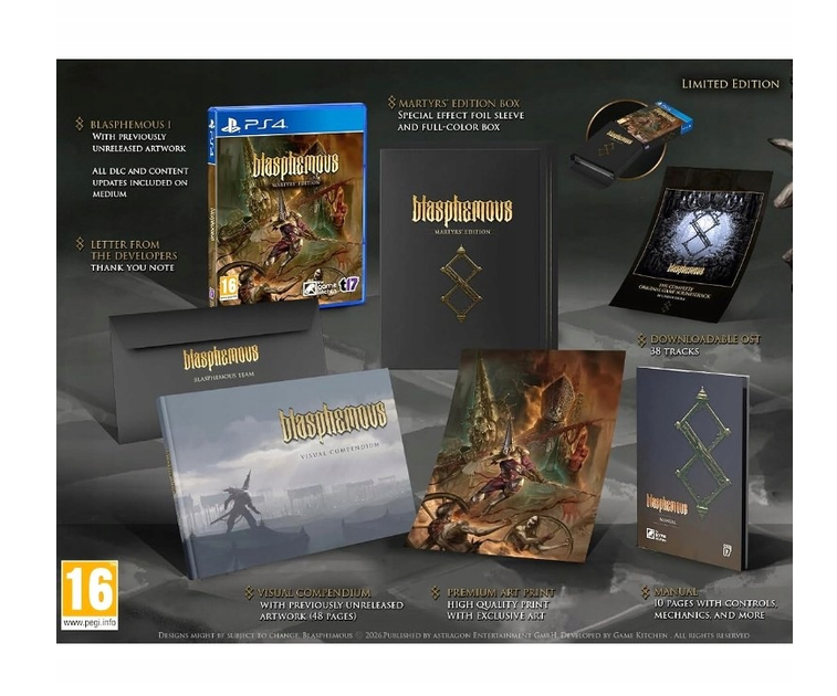 ИГРА ДЛЯ PS4 BLASPHEMOUS: MARTYR'S EDITION   0