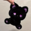 Мягкая игрушка Котик плюшевый черный (23239) 2