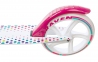 Самокат Raven Dots 200 с ручным тормозом, складной, белый 5
