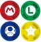 Насадки на стики Hori Analog Caps Super Mario (4шт) 1