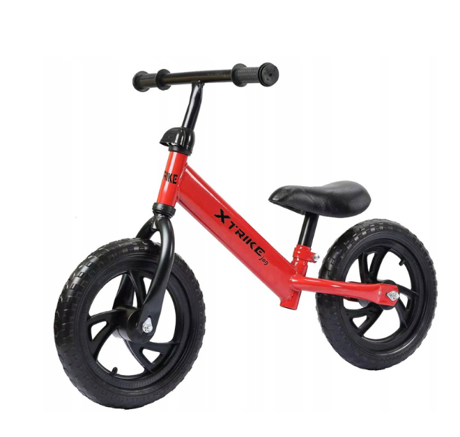 Детский беговел Xtrike Jog (ig-22339) со стальной рамой, красный