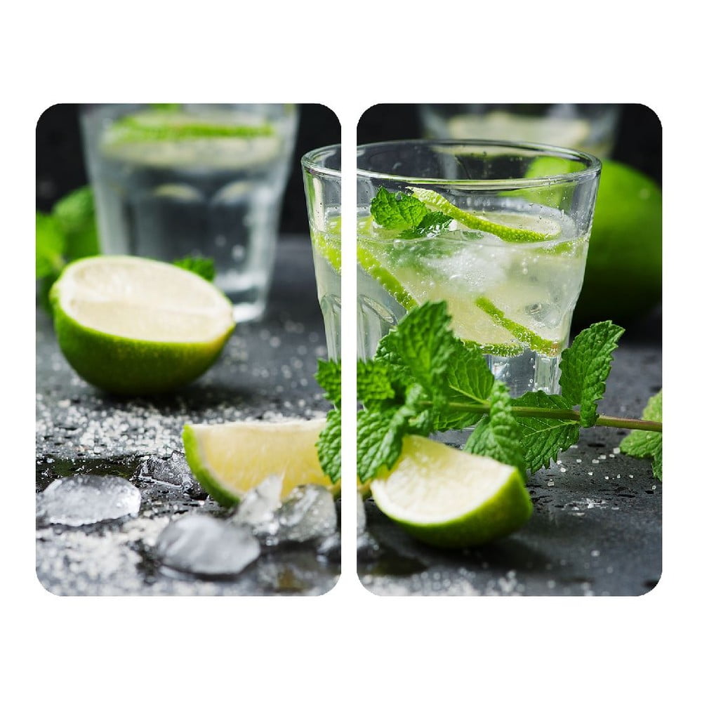 Набор кухонных панелей Wenko Mojitos 52 х 30 см, стеклянные