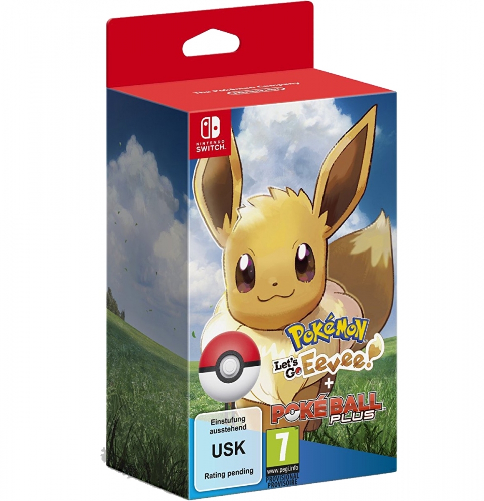 Pokemon Let's Go Eevee + PokeBall Plus Nintendo Switch 