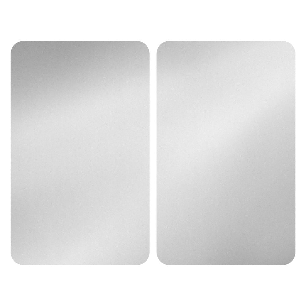 Набор кухонных панелей Wenko Universal Silver, 52 х 30 см, стеклянные 