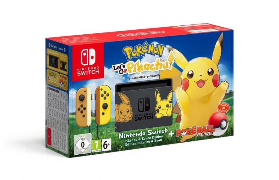 Nintendo Switch Let's go Pikachu + PokeBall