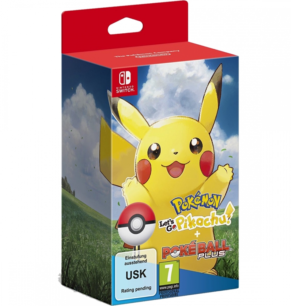 Pokemon Let's Go Pikachu + PokeBall Plus Nintendo 