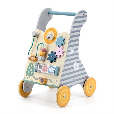 Детские ходунки-каталка Viga Toys PolarB 44028 с бизибордом 