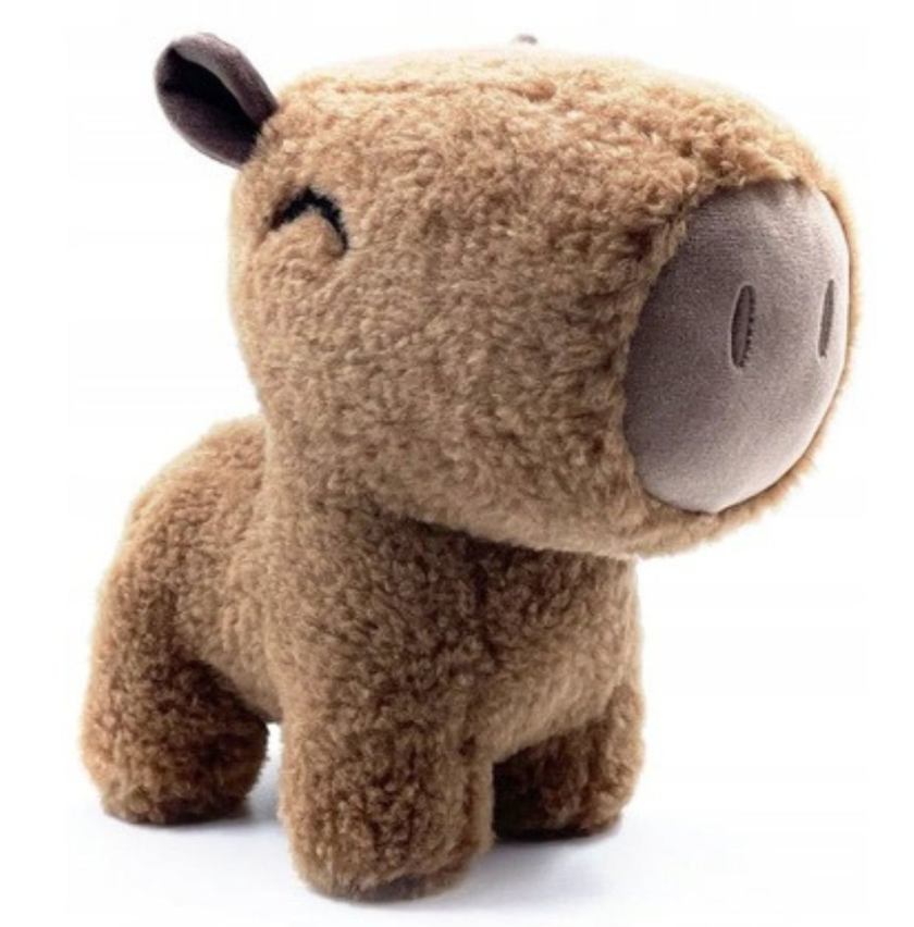 Мягкая игрушка Капибара, Capybara, 23 см коричневая (23099)
