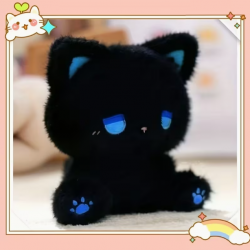Мягкая игрушка Котик милый черный 