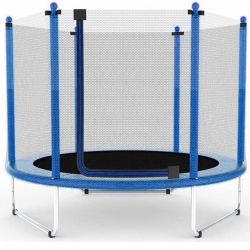 Батут Atleto 152 см з сіткою синій (5 ft) (21000101)