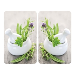 Набор кухонных панелей Wenko Herbal 52 х 30 см, стеклянные 