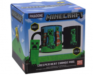 Термоактивная кружка Paladone Minecraft Creeper меняет цвет 300 мл