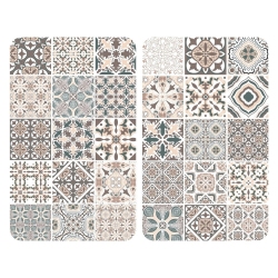 Набор кухонных панелей Wenko Universal Tile, 52 х 30 см, стеклянные
