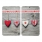 Набор кухонных панелей Wenko Heart, 52 х 30 см, стеклянные